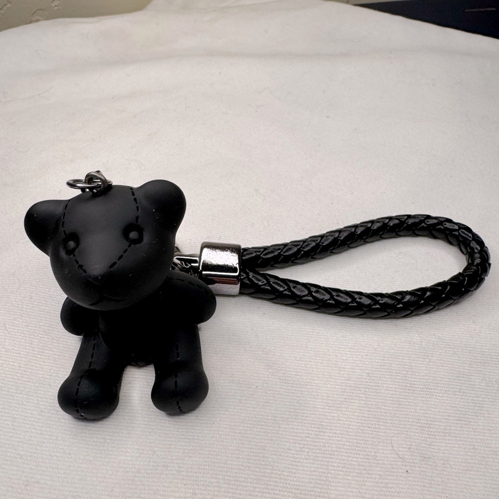 Teddy Bear Bag Charm Keychain